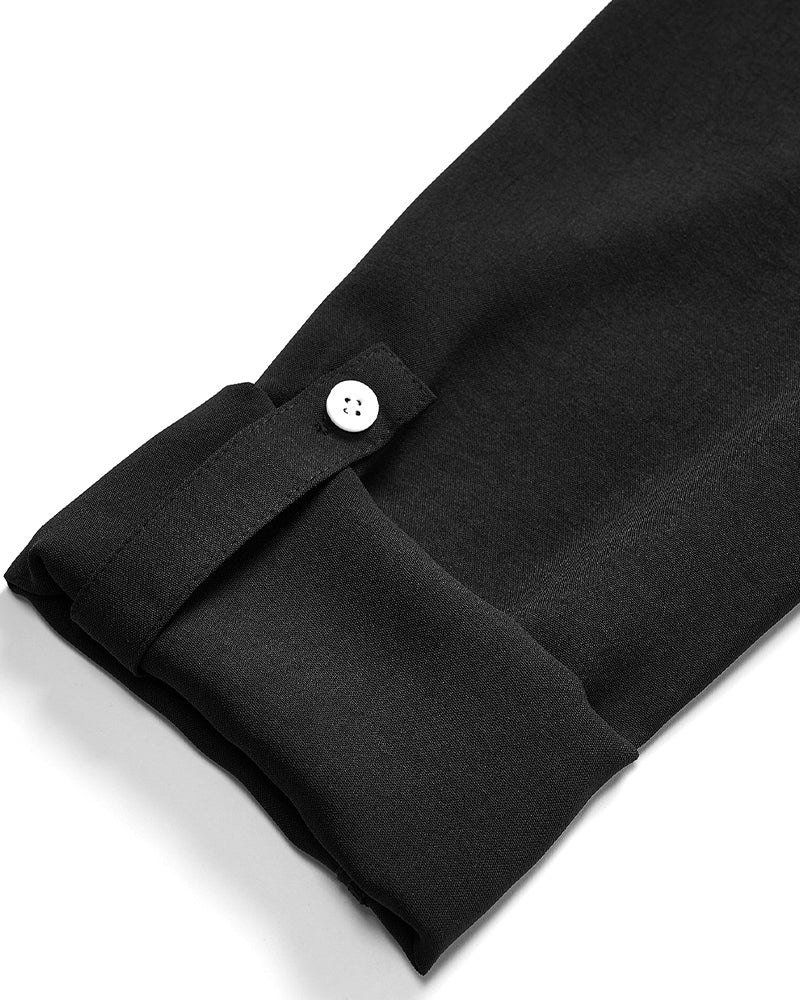 Aria™ | Baumwollbluse mit V - Ausschnitt und Pailletten - Finezo.de