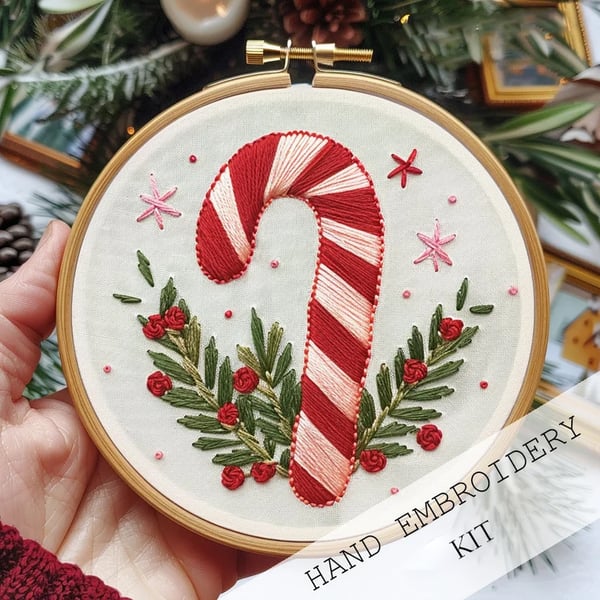 MerryStitch™ | Handgemaakte Weihnachts - Stickset für Anfänger - Finezo.de