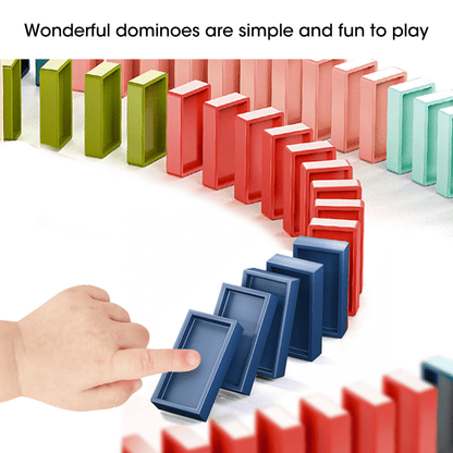 DominoTrain™ | Automatische Domino Legeset | 50% RABATT - Finezo.de