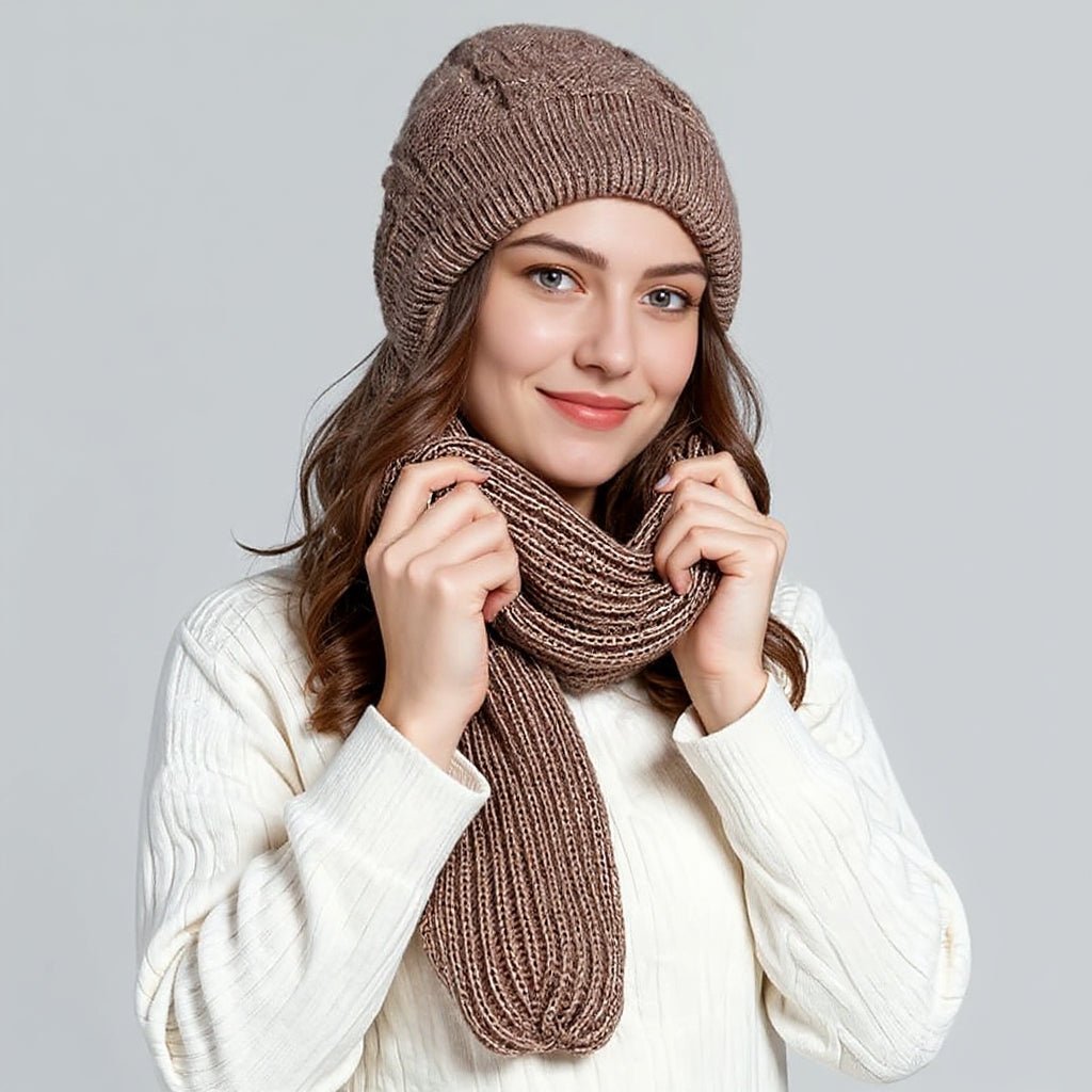 Lizzy | 2 - in - 1 Wollmütze & Schal - Finezo.de