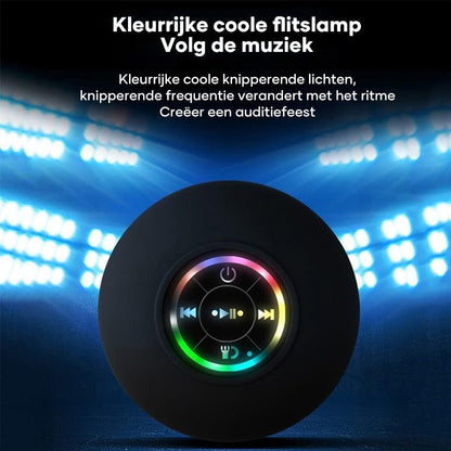 ShowePro™ | Mini Bluetooth - Duschlautsprecher mit LED - Licht - Finezo.de