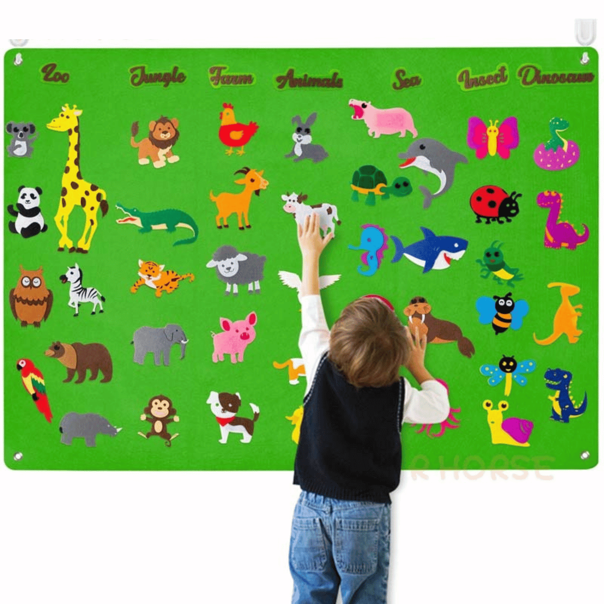 KidBoard™ | Endloses Entdecken und Spielen! - Filzbrett | 50% RABATt - Finezo.de
