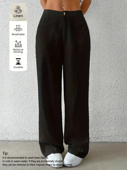 Evana | Atmungsaktive Leinenhose
