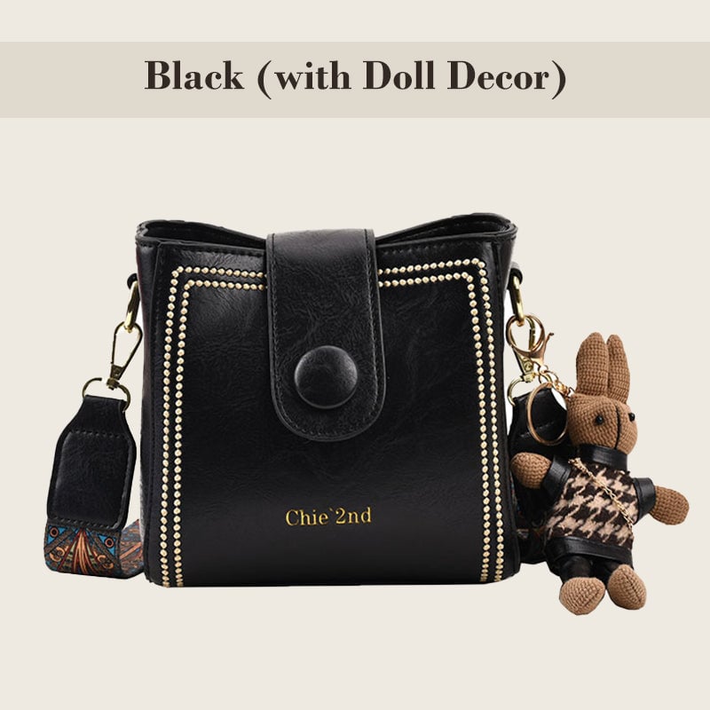 Rosa™ | Vintage Fashion Bag with Adjustable Wider Shoulder Strap | 505 RABATT