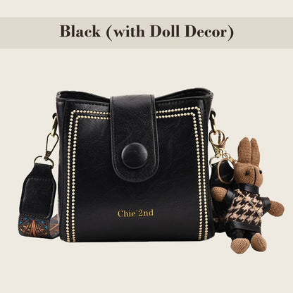 Rosa™ | Vintage Fashion Bag with Adjustable Wider Shoulder Strap | 505 RABATT - Finezo.de
