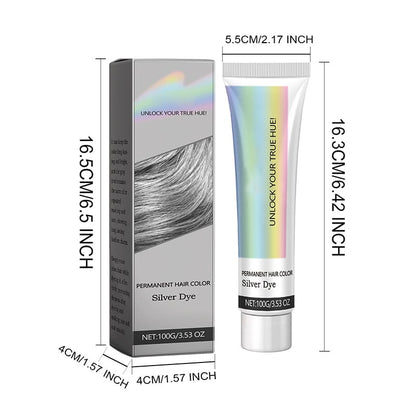 SilverGlow™ | 2 - in - 1 Silber Haarfarbe & Natürlicher Extrakt - 1+1 GRATIS - Finezo.de