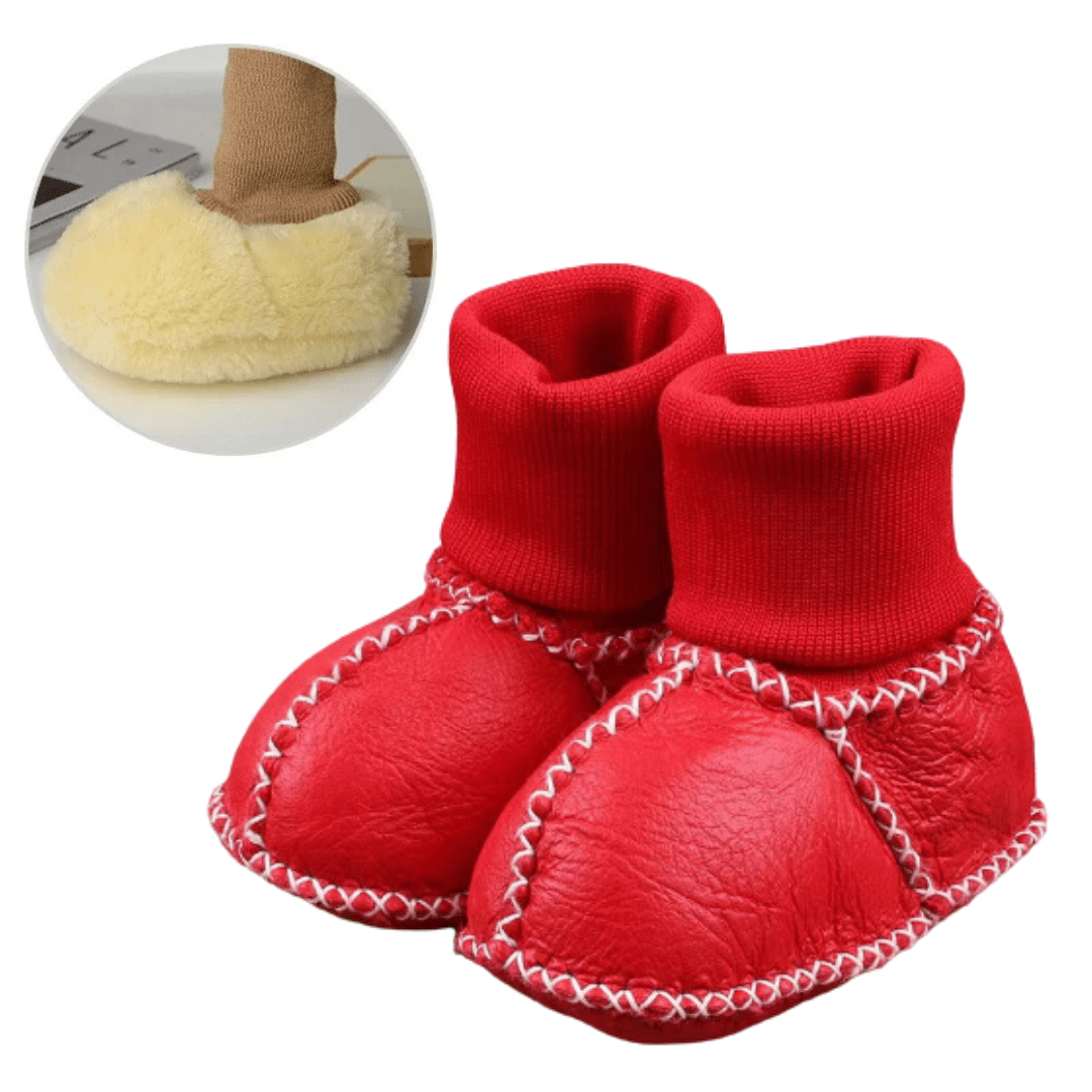 Mini Boots™ | Warm & kuschelig - rutschfeste Babyhausschuhe | 1+1 GRATIS - Finezo.de