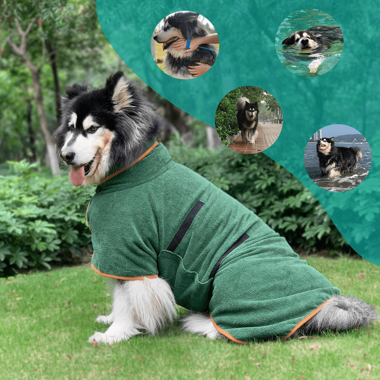 Dry coat™ | Schnell trocknendes Hundetuch - Finezo.de