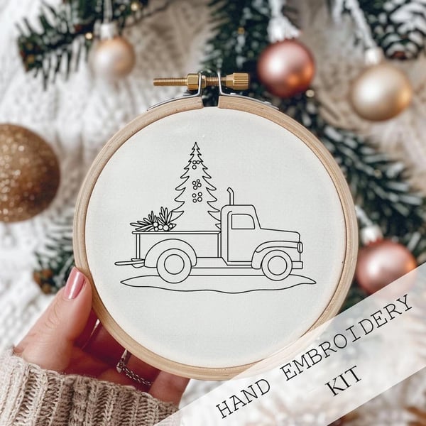 MerryStitch™ | Handgemaakte Weihnachts - Stickset für Anfänger - Finezo.de