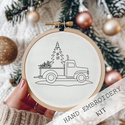 MerryStitch™ | Handgemaakte Weihnachts - Stickset für Anfänger - Finezo.de