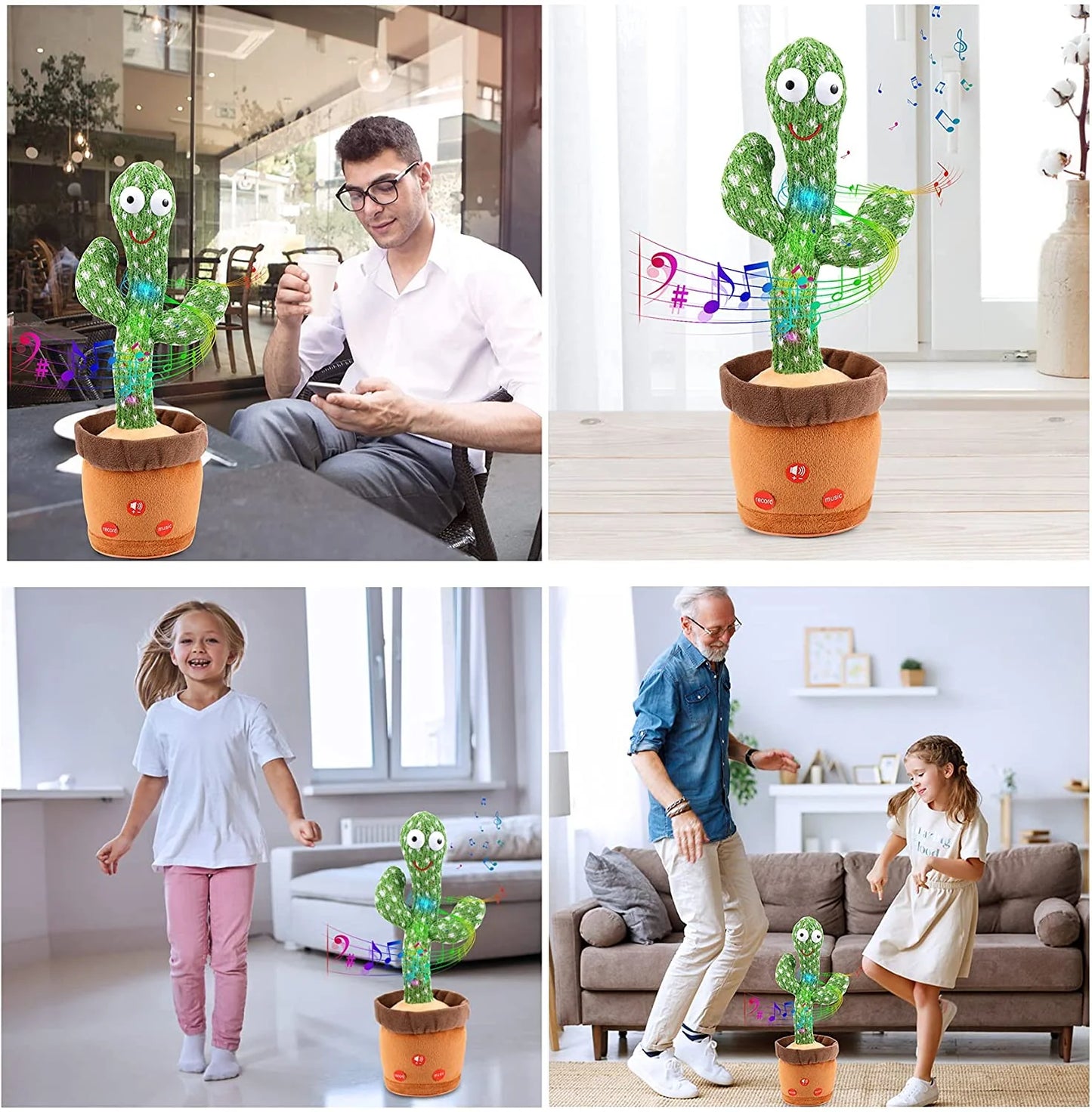 Spikey™ | Der kleine Kaktusfreund kann bis zu 120 Lieder singen | 50% RABATT - Finezo.de