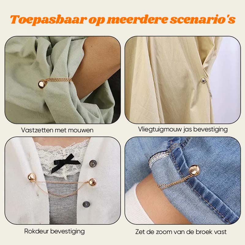 Smartclip™ | Multifunktionale magnetische Kleidungsklammern