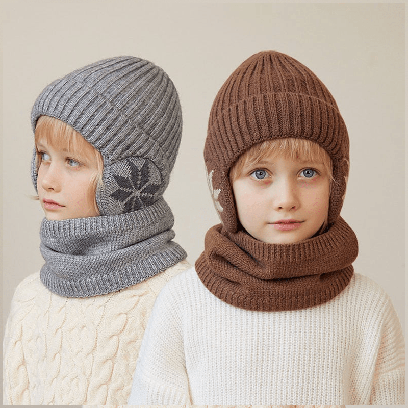 SnugCap™ | Kinderwinterfleece Schalanzug - Finezo.de