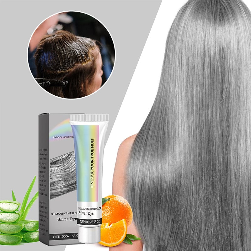 SilverGlow™ | 2 - in - 1 Silber Haarfarbe & Natürlicher Extrakt - 1+1 GRATIS - Finezo.de