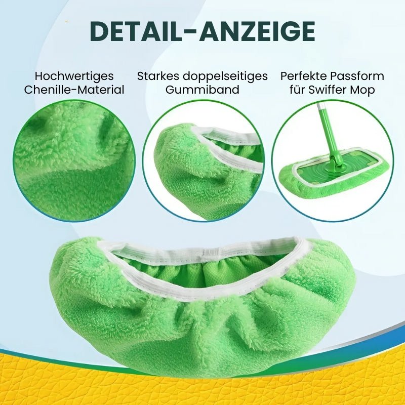 Cleanpads™ | Wiederverwendbare Mopps für Swiffer Sweeper | 1+2 GRATIS - Finezo.de