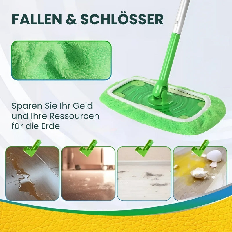 Cleanpads™ | Wiederverwendbare Mopps für Swiffer Sweeper | 1+2 GRATIS