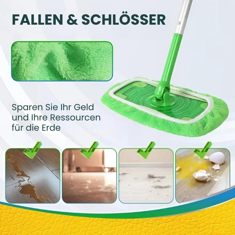 Cleanpads™ | Wiederverwendbare Mopps für Swiffer Sweeper | 1+2 GRATIS - Finezo.de
