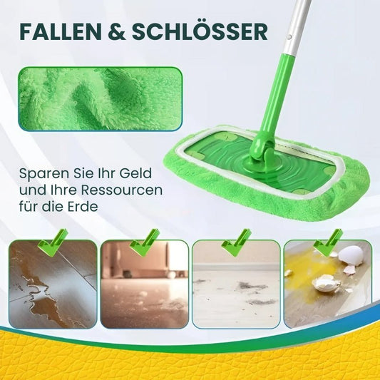 Cleanpads™ | Wiederverwendbare Mopps für Swiffer Sweeper | 1+2 GRATIS - Finezo.de