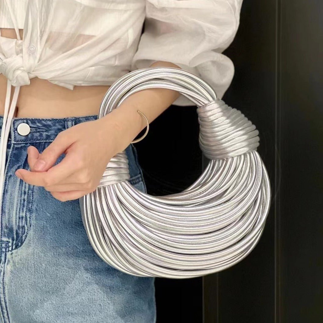 Evelina | Goldene Luxushandtasche