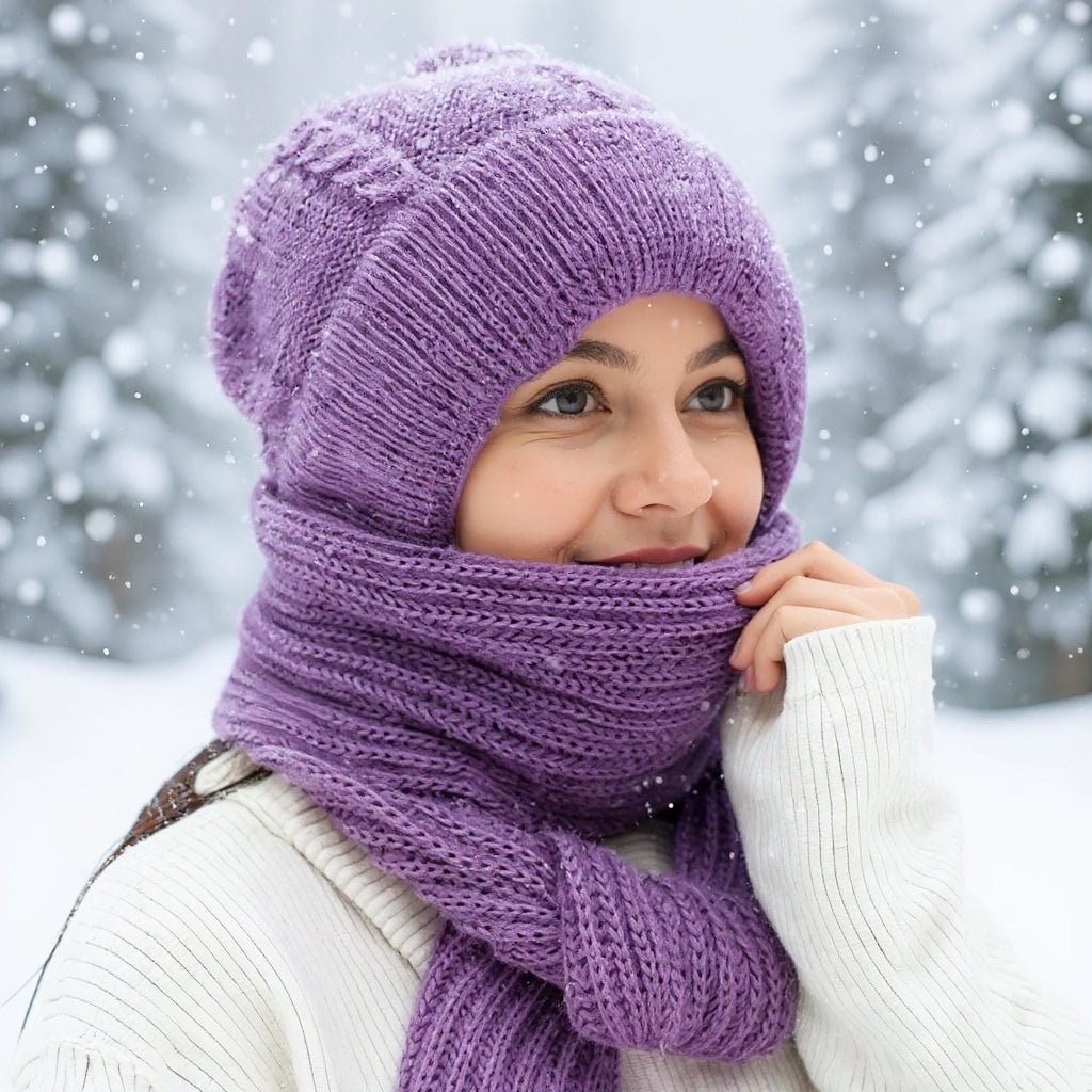 Lizzy | 2 - in - 1 Wollmütze & Schal - Finezo.de