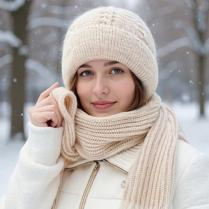 Lizzy | 2 - in - 1 Wollmütze & Schal - Finezo.de