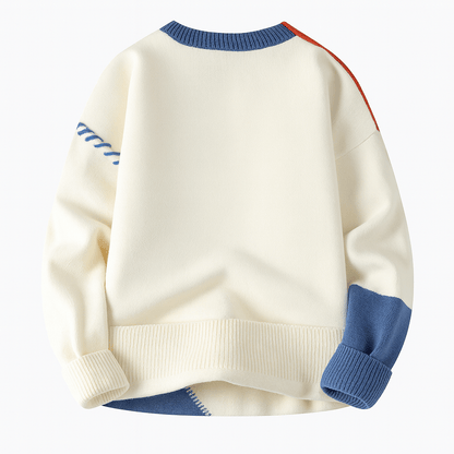 Finezo | Arty Patch Pullover - Finezo.de