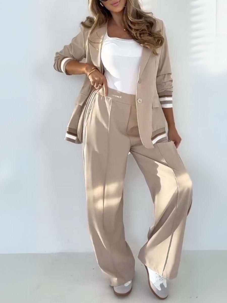 Lana™ | Elegantes Gestreiftes Set | 50% RABATT - Finezo.de