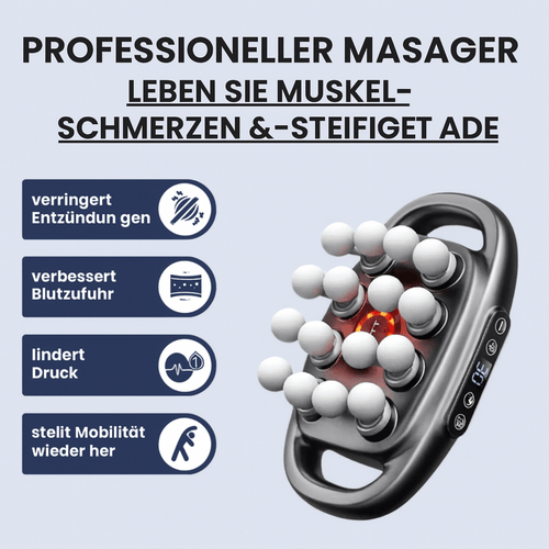Finezo Pro™ | Rotlichttherapie Tiefe Gewebe Massagegerät mit 16 Köpfen - Finezo.de