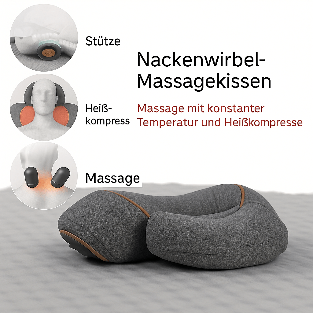 Zuri™ | 3 - in - 1 - Nackenmassagegerät | 50% RABATT - Finezo.de