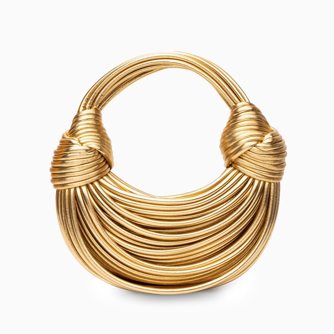 Evelina | Goldene Luxushandtasche