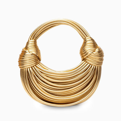 Evelina | Goldene Luxushandtasche