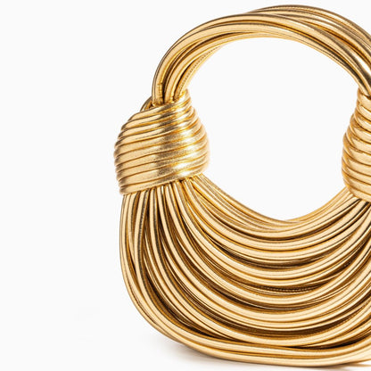 Evelina | Goldene Luxushandtasche