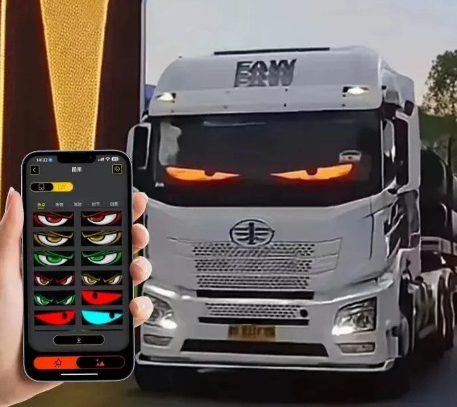 FlexLed™ | Flexibles, Wasserdichtes Auto - Werbebildschirm - Finezo.de