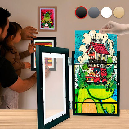 PaintFrame™ | Aufbewahrungsrahmen für Kinderkunst | 50% RABATT - Finezo.de