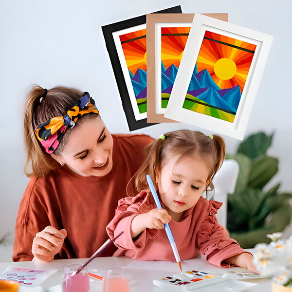 PaintFrame™ | Aufbewahrungsrahmen für Kinderkunst | 50% RABATT