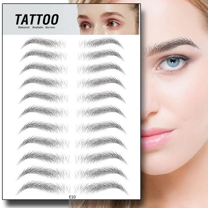 BrowLuxe™ | 4D Waterproof Eyebrow Tattoo Stickers - 1+1 GRATIS - Finezo.de