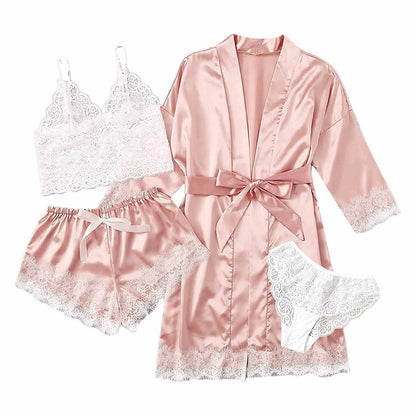 Finezo - Satinpyjama - Set - Finezo.de