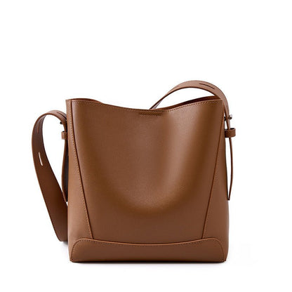 Finezo - Damen Leder - Umhängetasche im Oversized Bucket - Design - Finezo.de