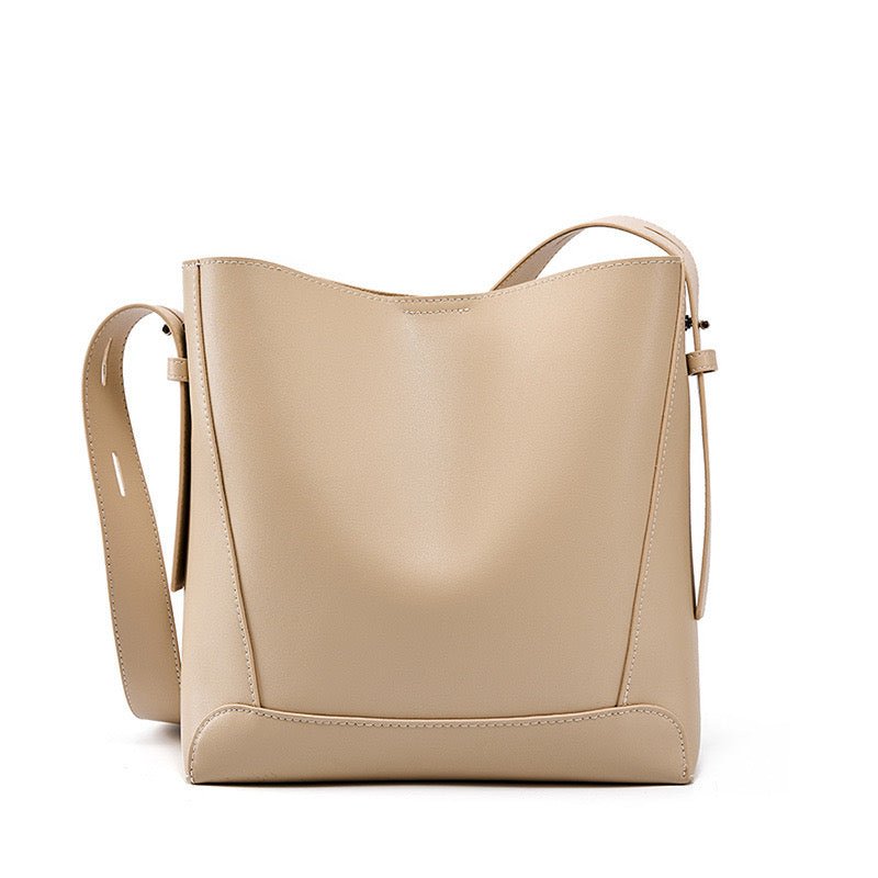 Finezo - Damen Leder - Umhängetasche im Oversized Bucket - Design - Finezo.de