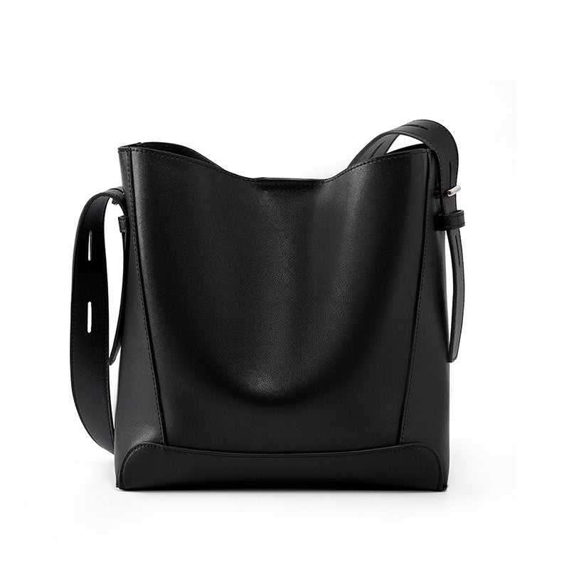 Finezo - Damen Leder - Umhängetasche im Oversized Bucket - Design - Finezo.de