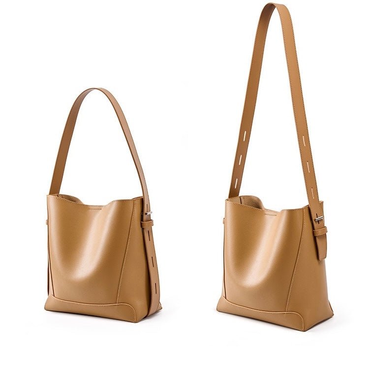 Finezo - Damen Leder - Umhängetasche im Oversized Bucket - Design - Finezo.de