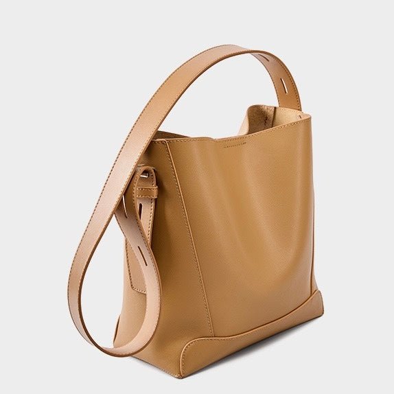 Finezo - Damen Leder - Umhängetasche im Oversized Bucket - Design - Finezo.de