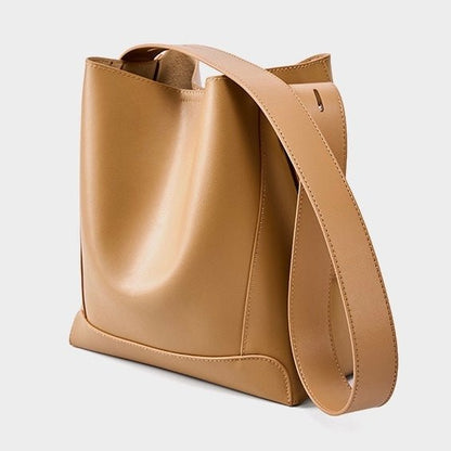 Finezo - Damen Leder - Umhängetasche im Oversized Bucket - Design - Finezo.de