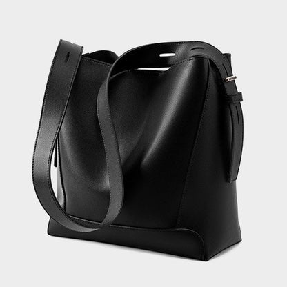 Finezo - Damen Leder - Umhängetasche im Oversized Bucket - Design - Finezo.de