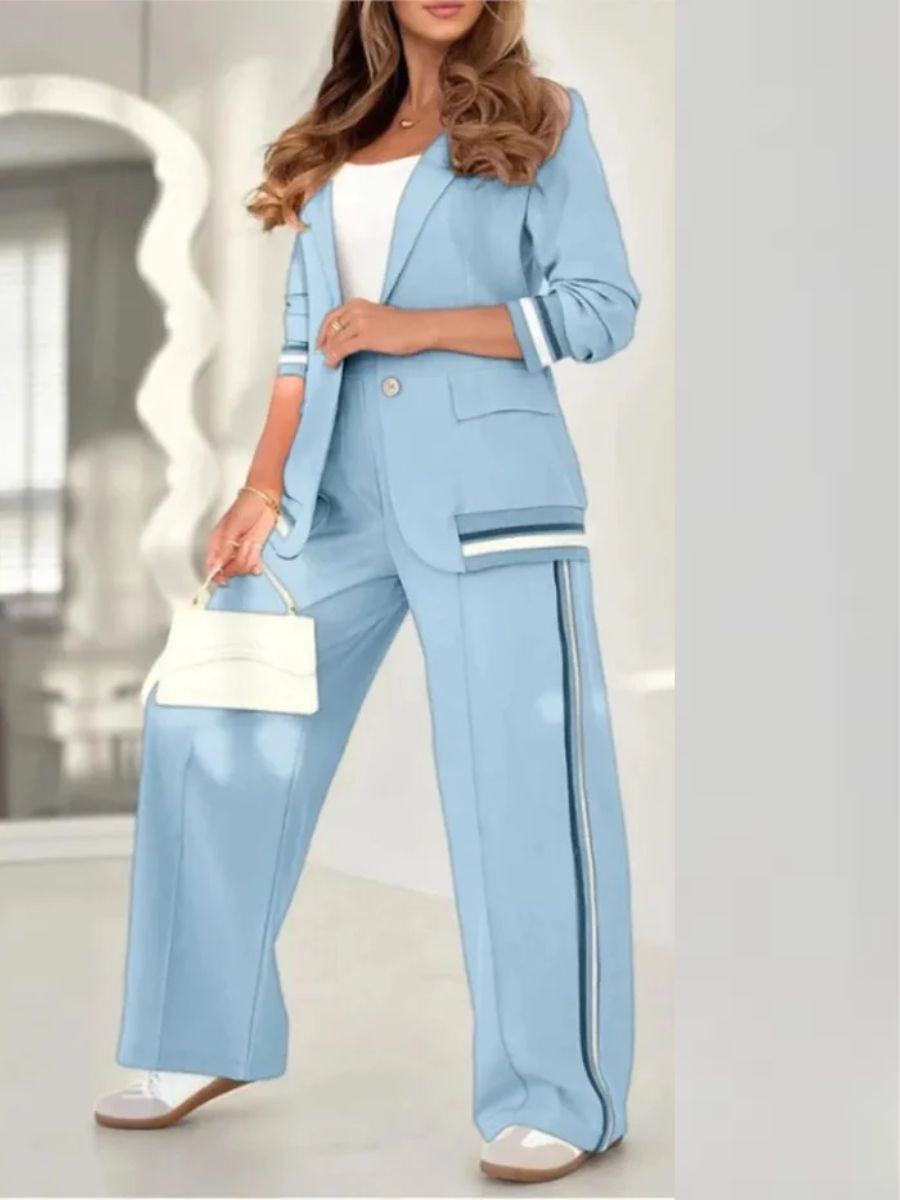 Lana™ | Elegantes Gestreiftes Set | 50% RABATT - Finezo.de