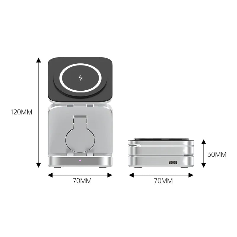 MultichargePro™ | Faltbare 3 - in - 1 Ladestation | 50 % RABATT - Finezo.de