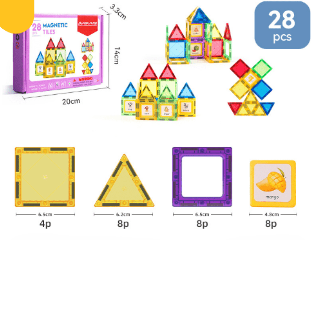 Magnet Toy™ | Kreativität Entwickeln - Magnetische Fliesen | 50% RABATT - Finezo.de