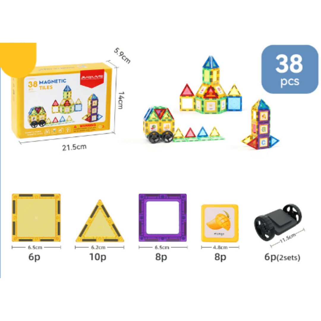 Magnet Toy™ | Kreativität Entwickeln - Magnetische Fliesen | 50% RABATT - Finezo.de