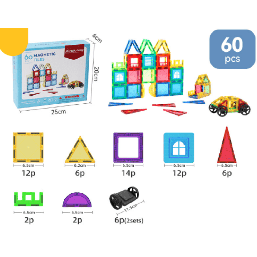 Magnet Toy™ | Kreativität Entwickeln - Magnetische Fliesen | 50% RABATT - Finezo.de
