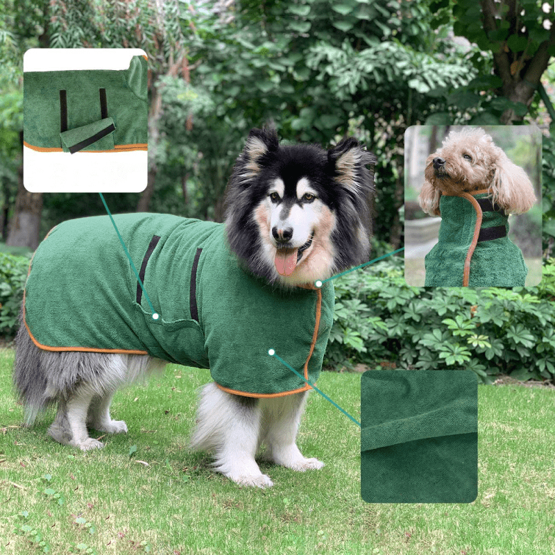 Dry coat™ | Schnell trocknendes Hundetuch - Finezo.de